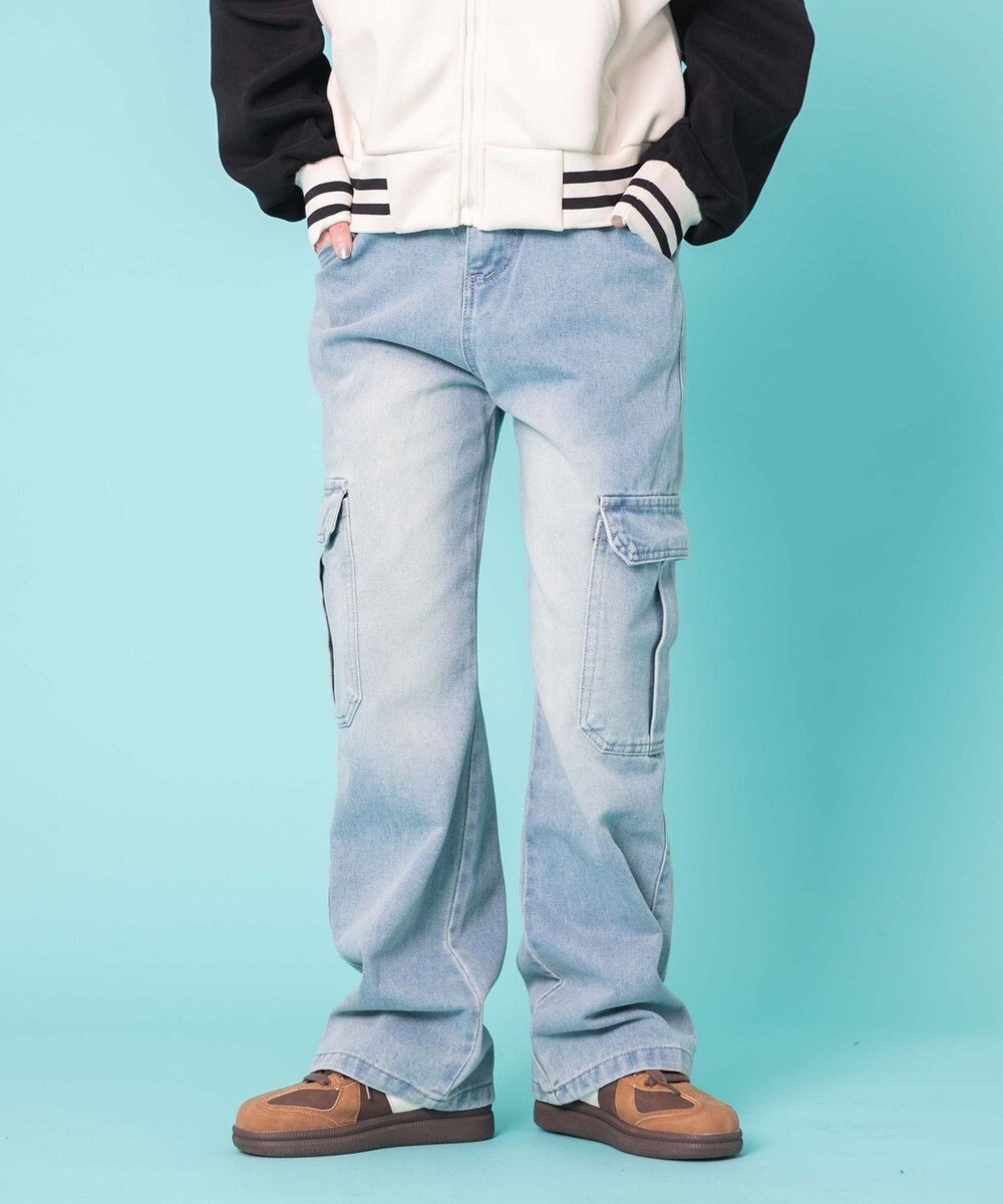 WEGO ワイドカーゴデニム 