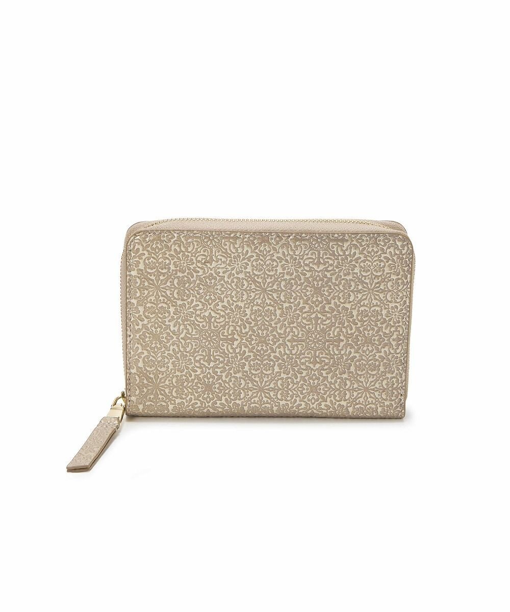 TOPKAPI 【TREASURE TOPKAPI】オリジナル エンボスレザー ラウンド パスポート ケース / 財布 