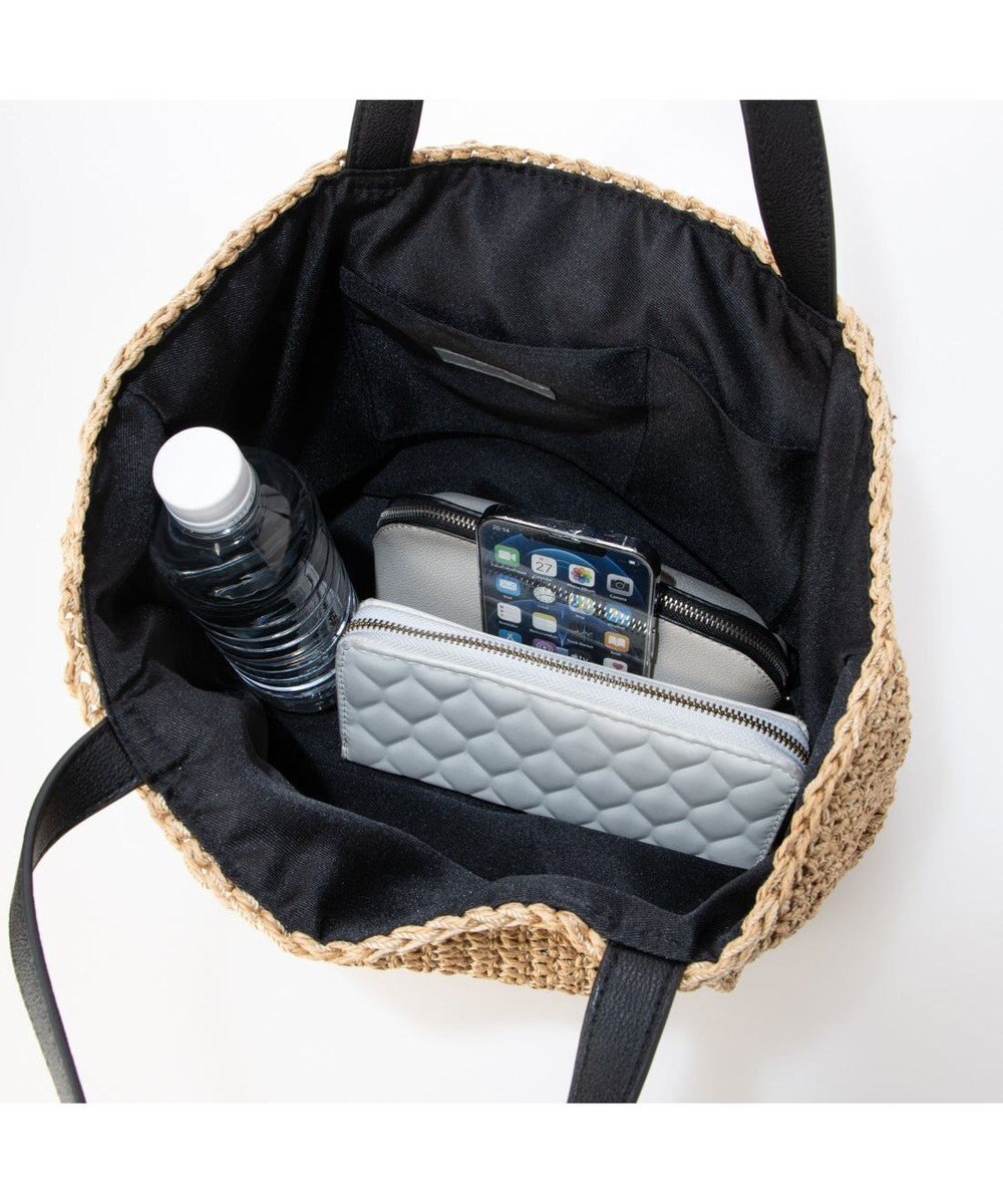 UNBILLION カシュカシュ cachecache / フリルフラップスクエアトート カゴバッグ 