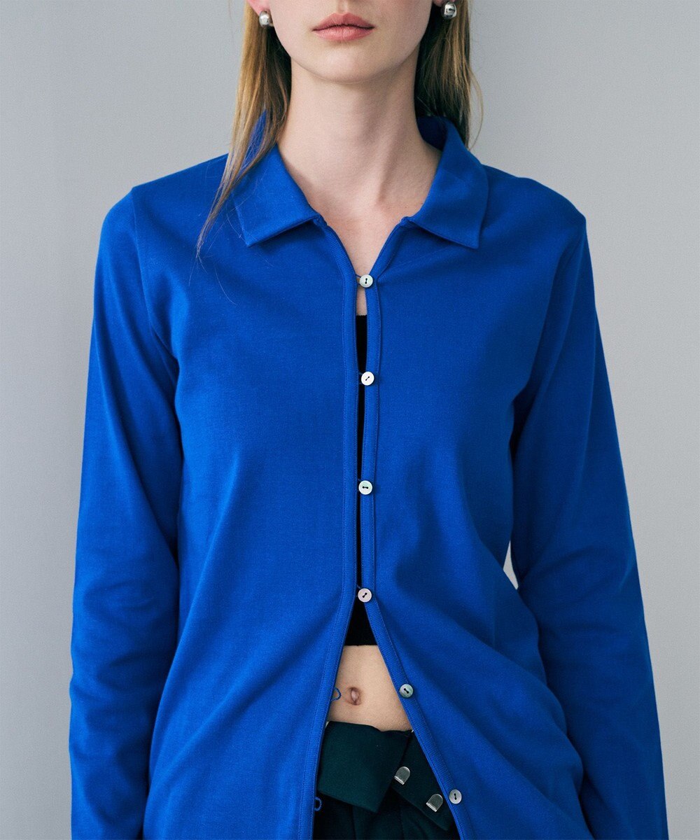 uncrave プレーンジャージー カーディガン 