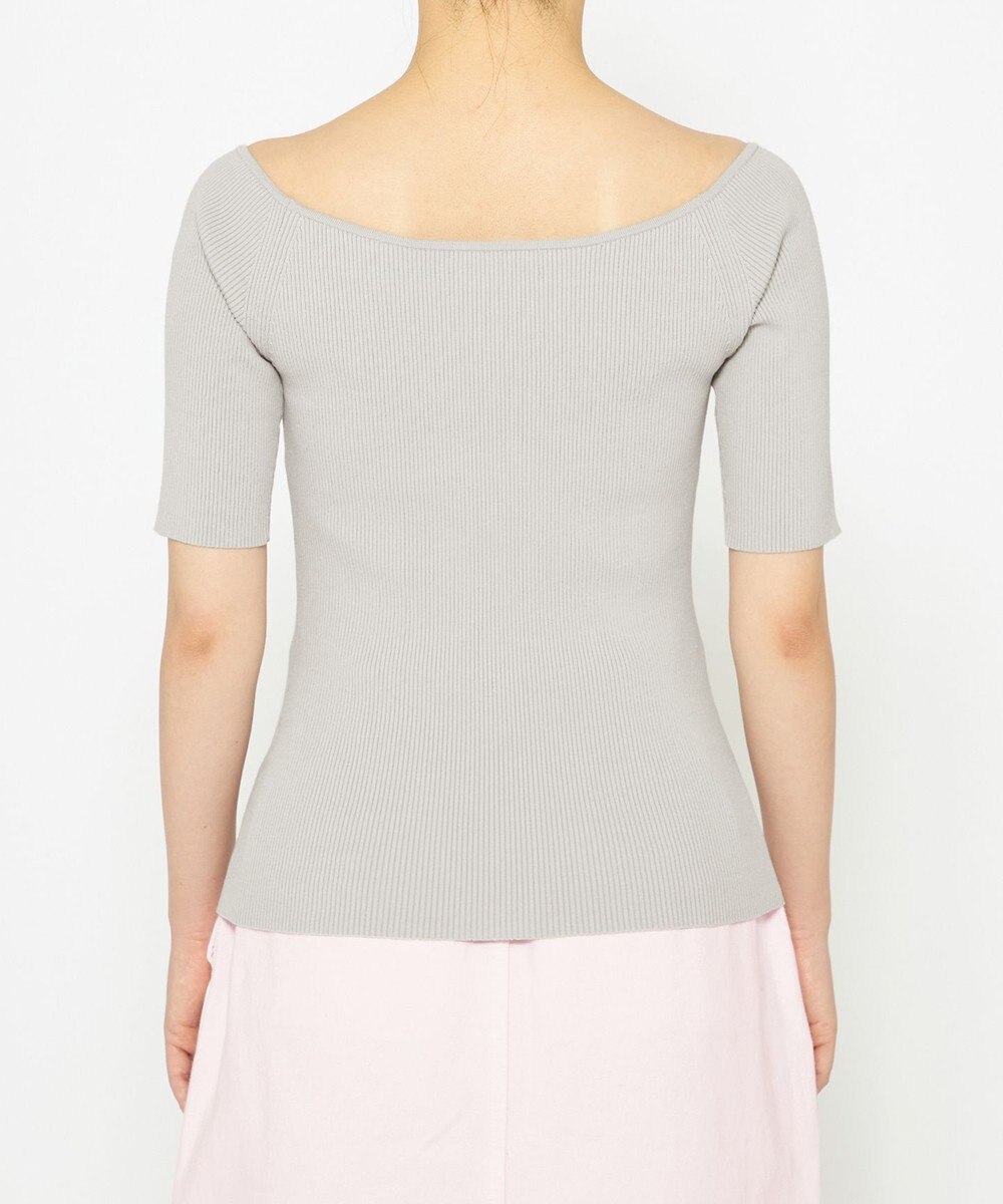 uncrave 【ご好評につき追加生産】ドライタッチ ニット オフショル トップス（uncrave WHITE） 