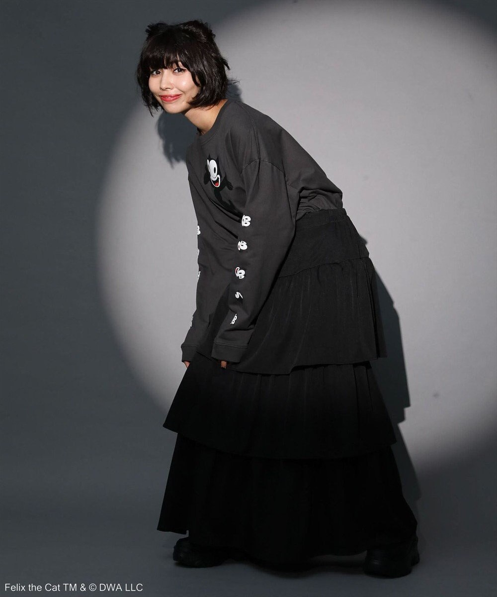 Green Parks ■ＦＥＬＩＸ　袖フェイスｐｔ　ロンＴＥＥ 