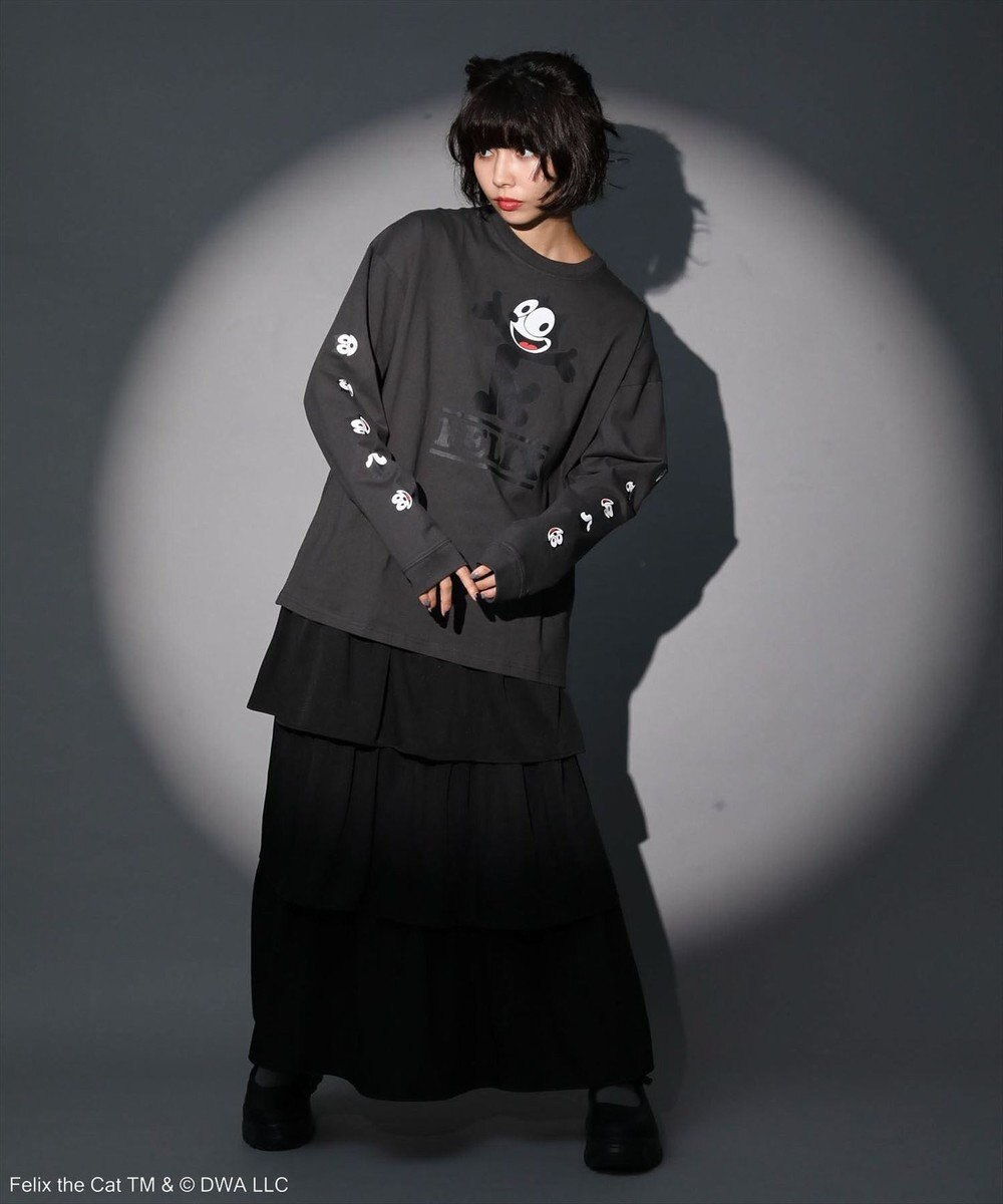 Green Parks ■ＦＥＬＩＸ　袖フェイスｐｔ　ロンＴＥＥ 