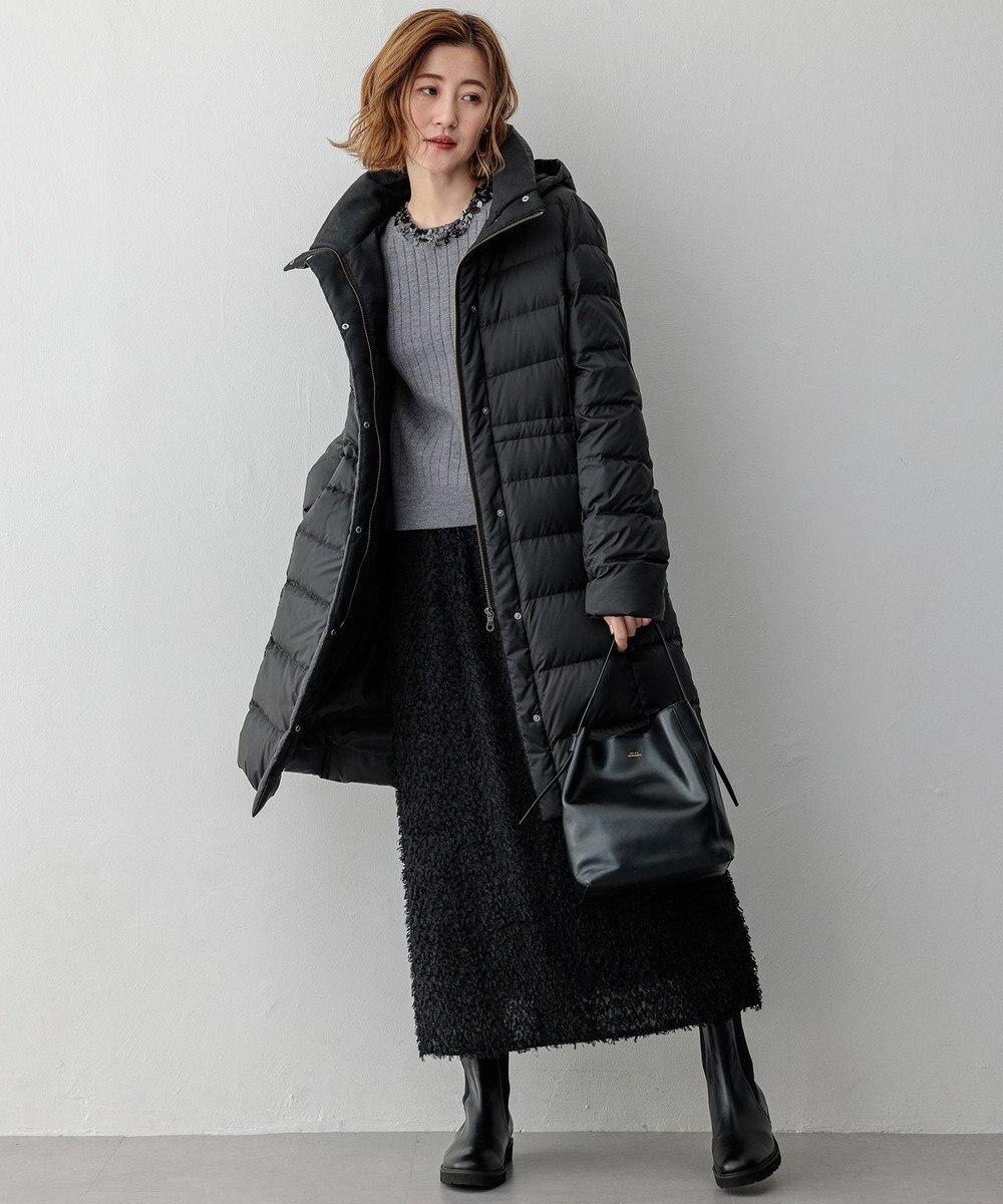 23区 L 【VERY掲載/新色追加】シレータフタ ロング ダウンコート 