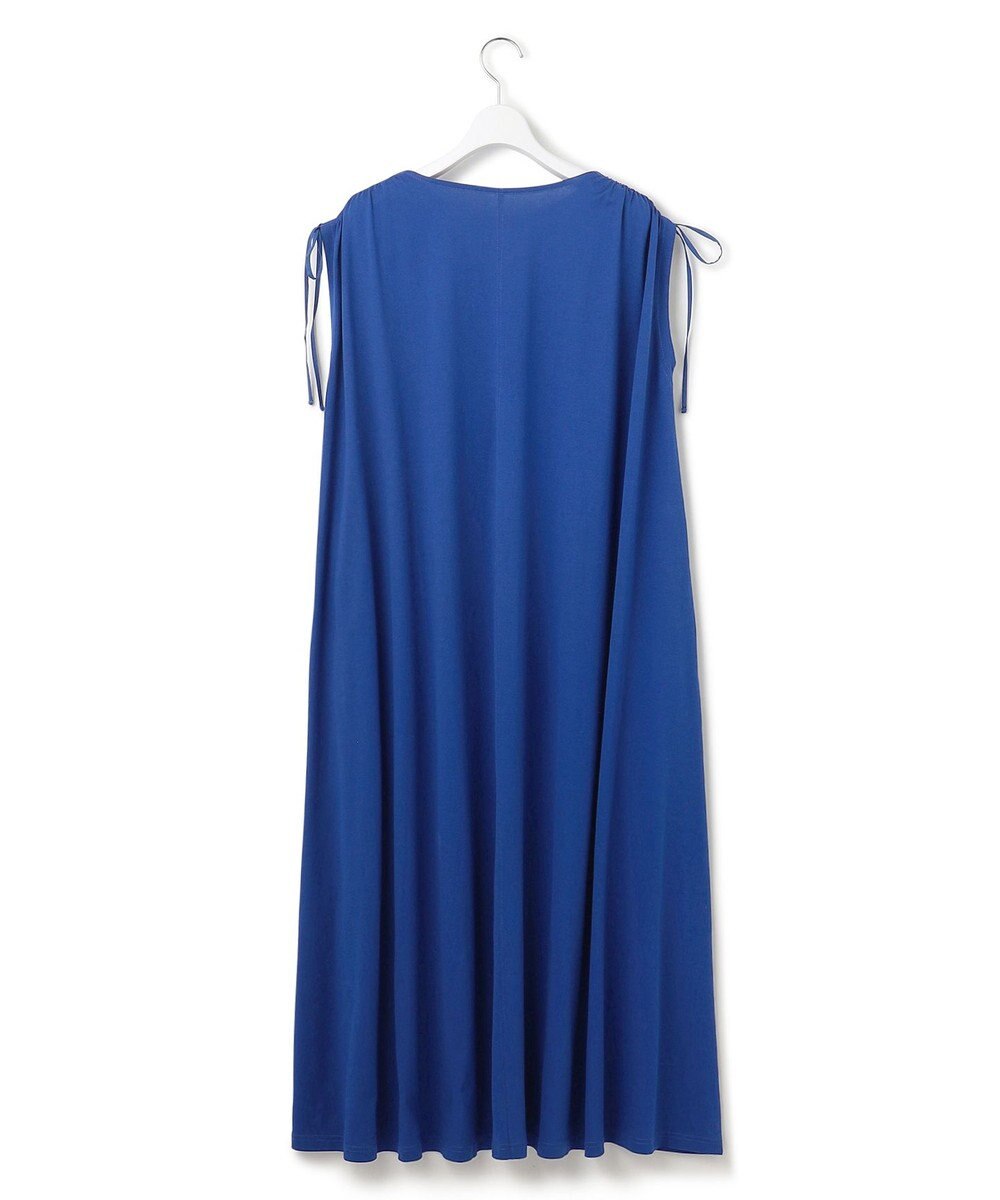 J.PRESS YORK STREET 【WOMEN】【SMOOTH JERSEY】ショルダー シャーリング ワンピース 