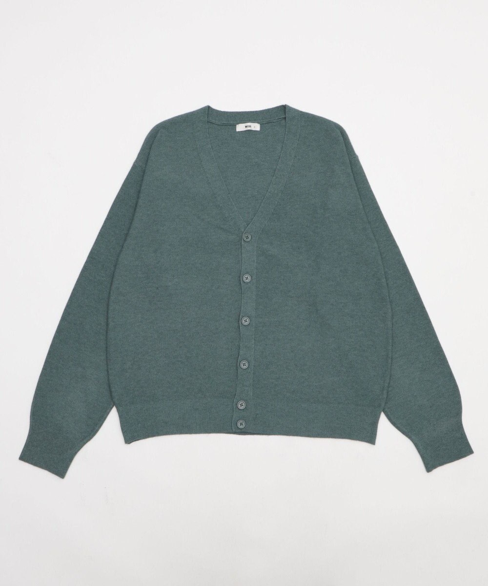 WEGO 【WEB限定/2025年秋冬新作//洗濯可/MLサイズ展開/ユニセックス着用ITEM】ドロップショルダーカーディガン 