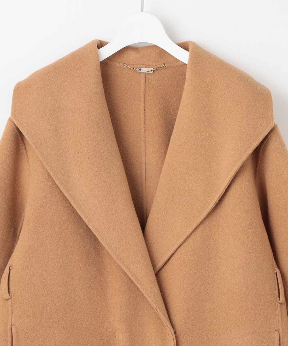 自由区 S ウールリバーロング コート 