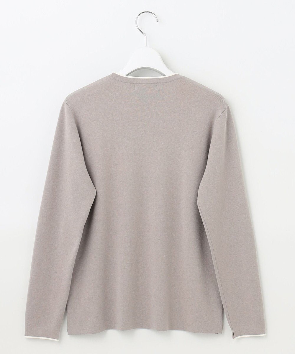 J.PRESS LADIES 【洗える】 レーヨンストレッチフルニードル ニット 