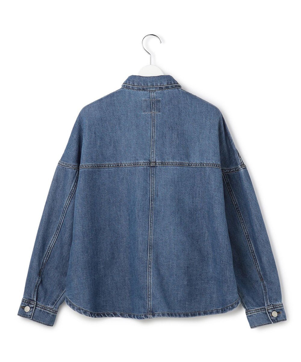 J.PRESS YORK STREET 【WOMEN】ソフトワイドデニム シャツジャケット 