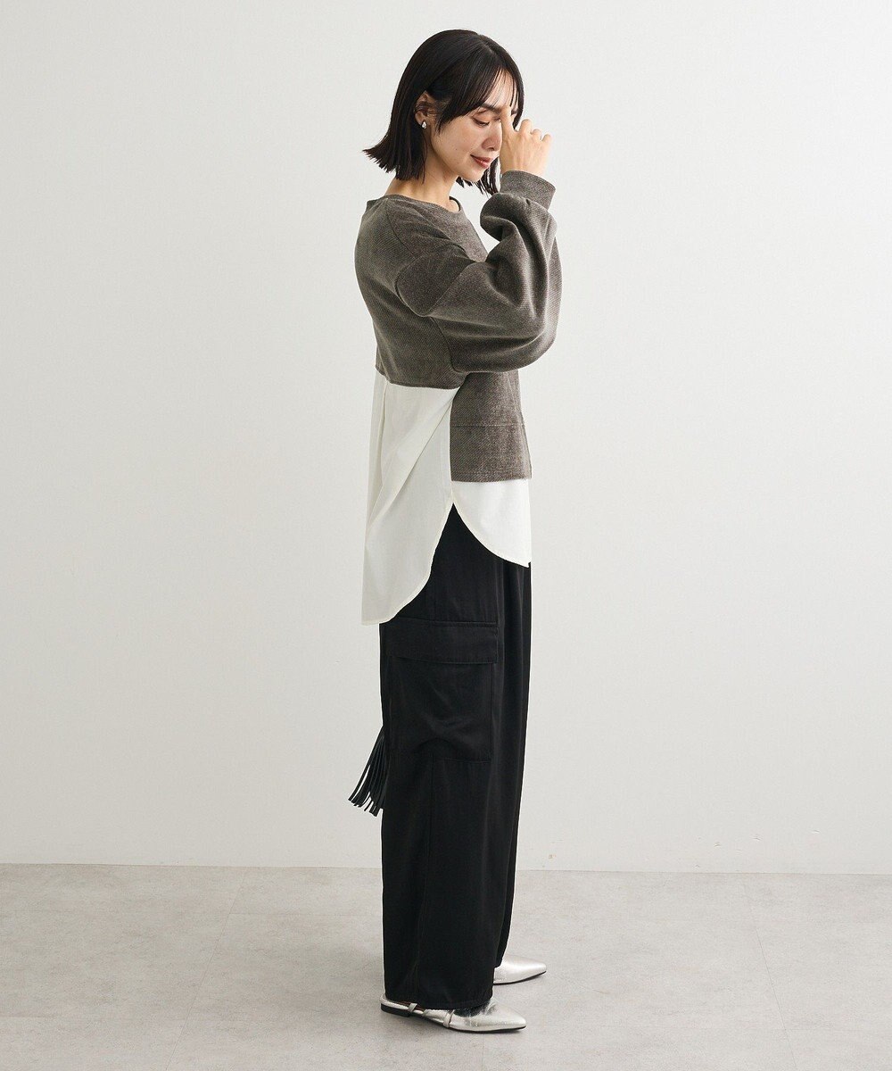 Green Parks カットコーデュロイドッキングプルオーバー 