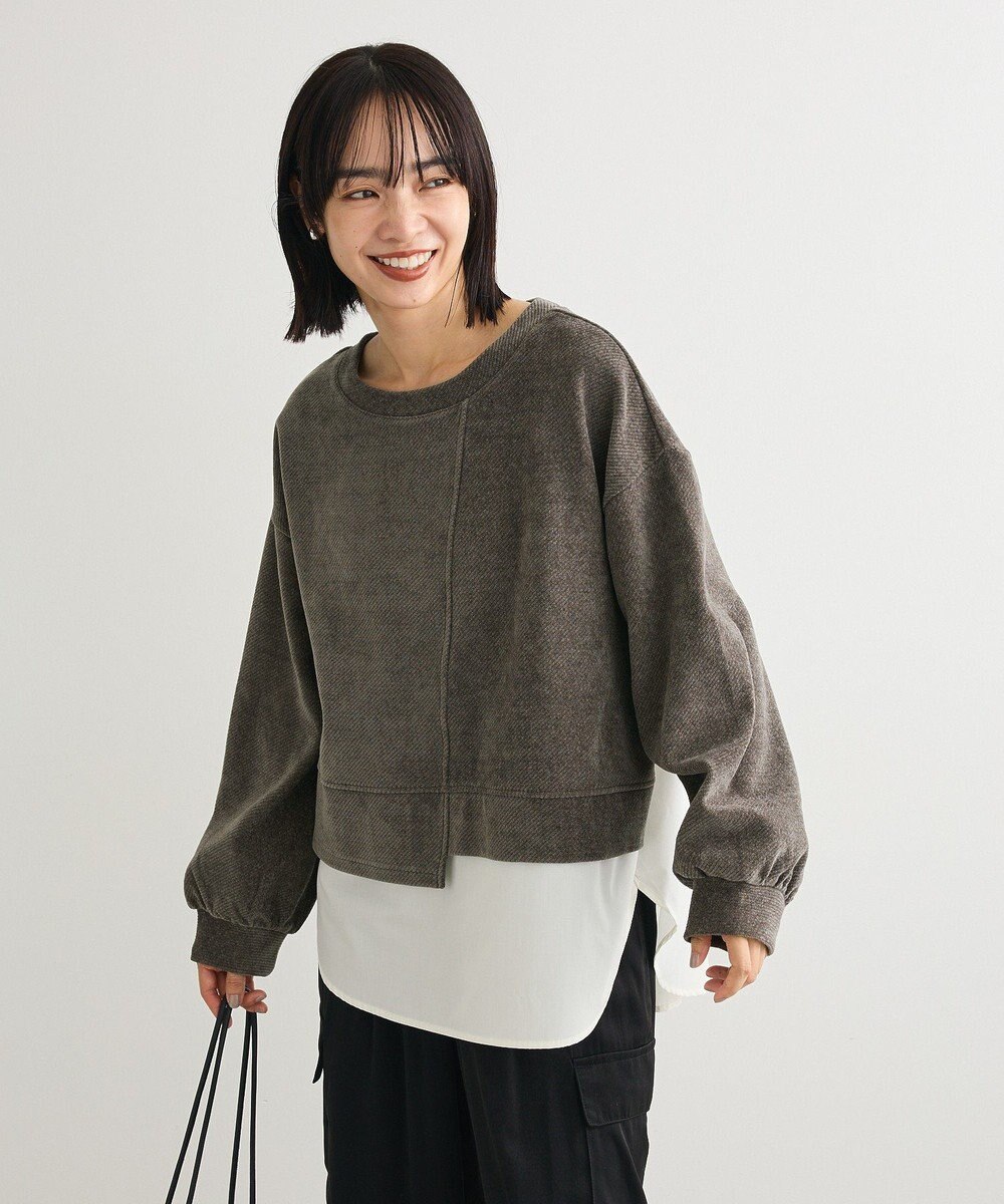 Green Parks カットコーデュロイドッキングプルオーバー 