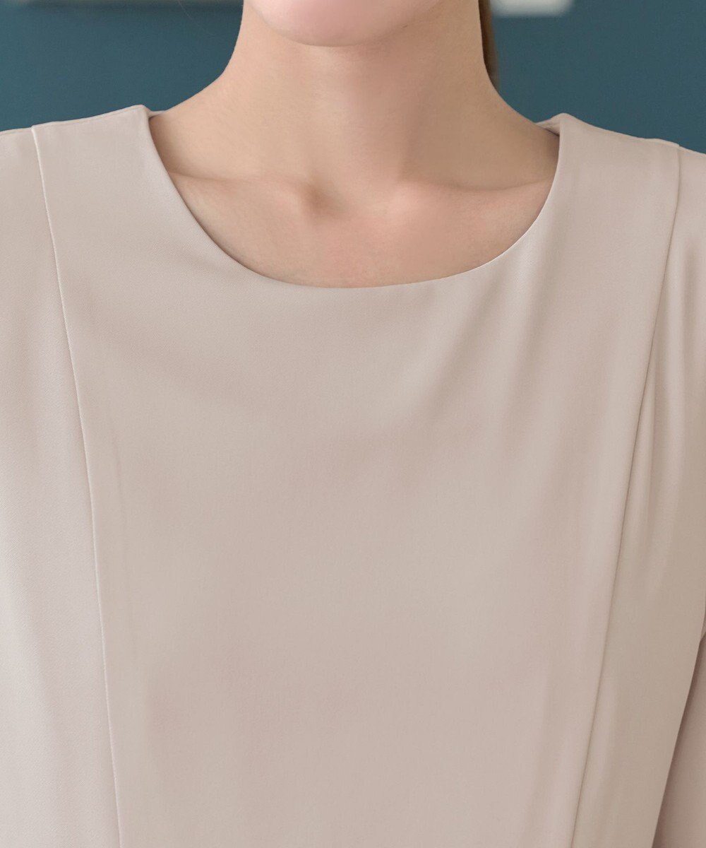 Tiaclasse L 【セレモニー・新色追加】リボンベルトフレアワンピース 