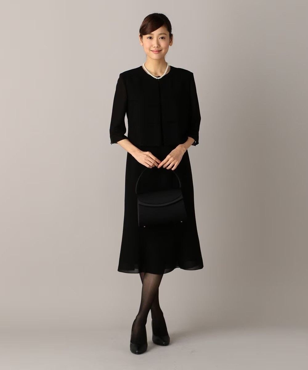 自由区 FORMAL 【人気NO.1 / 洗える】ボレロ風ワンピース 