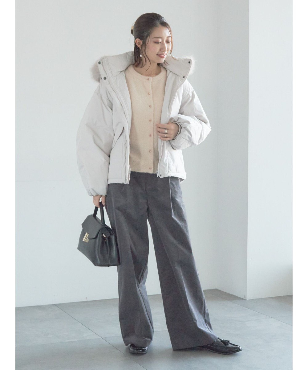 Te chichi 【宮本茉由着用】フードショートダウンジャケット 