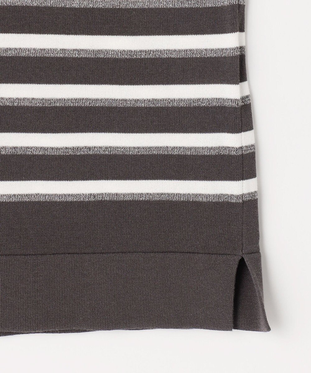 J.PRESS LADIES COTTON ACETATE DRY ニット Tシャツ 