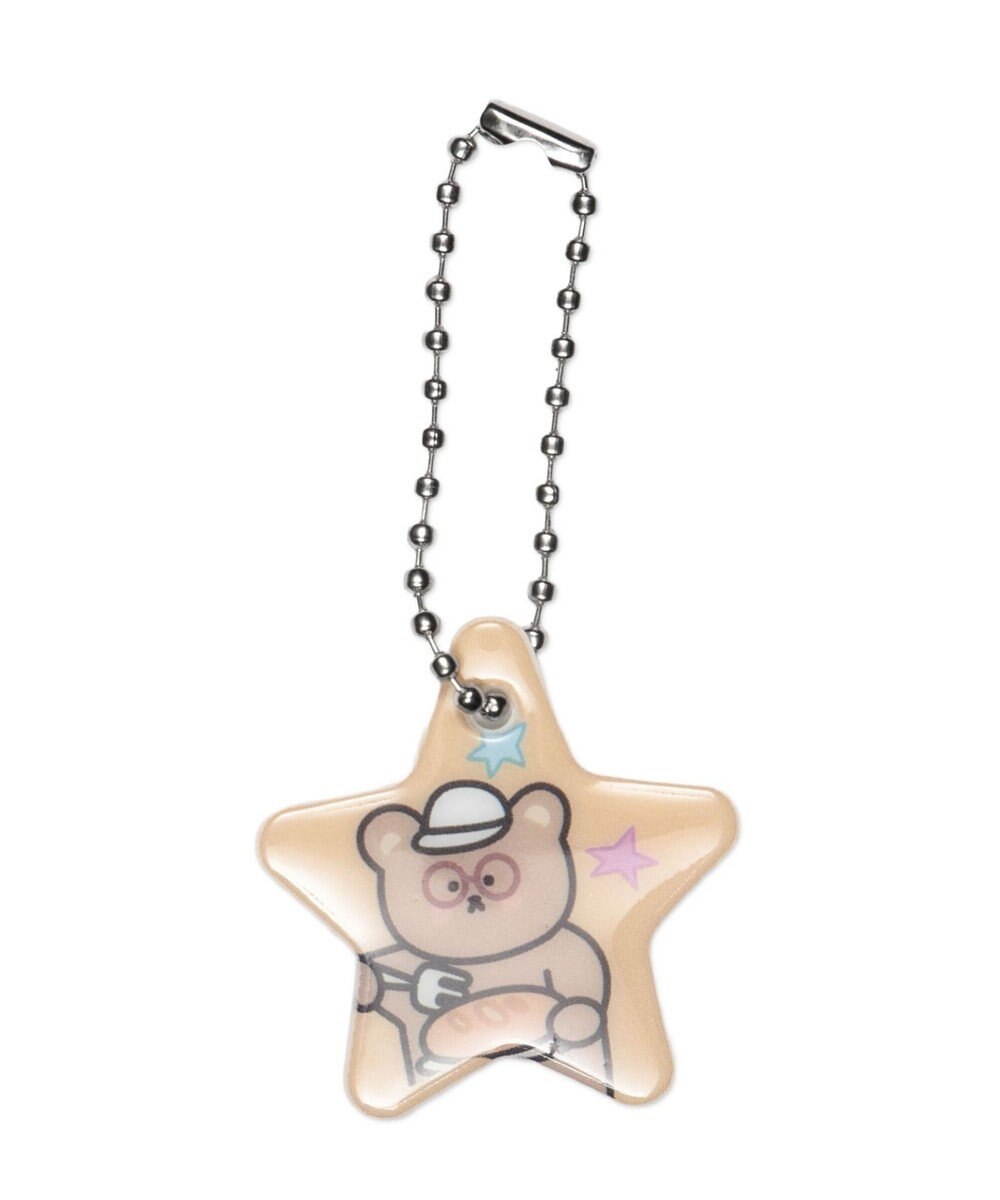 WEGO 【痛バ＆推し活グッズ】チャーム付きゆるアニマルガラケーカードホルダーキーホルダー 