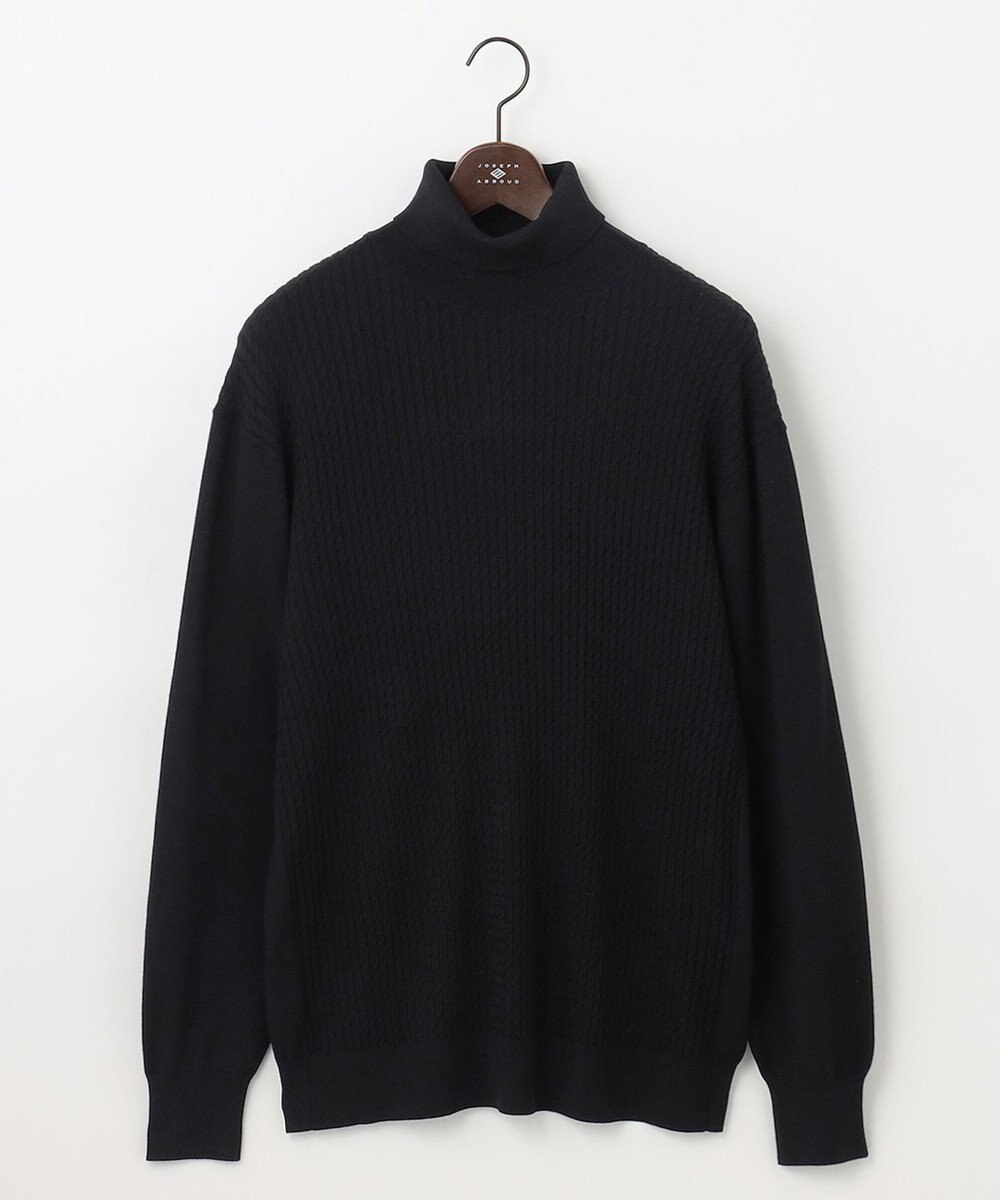 JOSEPH ABBOUD 【キングサイズ・チクチクしないタートルネック/イージーケア/3シーズン対応】 コンフォートタートルネックセーター 