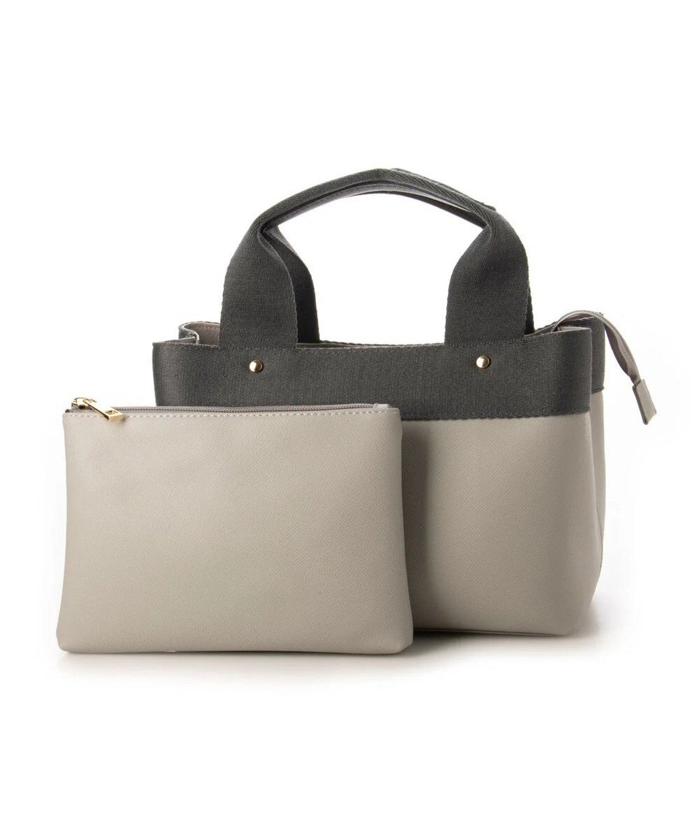 UNBILLION 【訳あり商品】カシュカシュ cache cache / テープディテール2wayパーテーショントート 