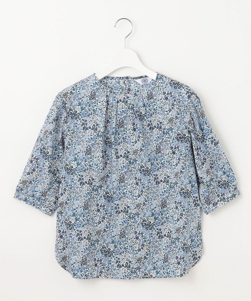 J.PRESS LADIES L 【洗える】LIBERTY Joanna Louise/Phoebe クルーネック ブラウス 