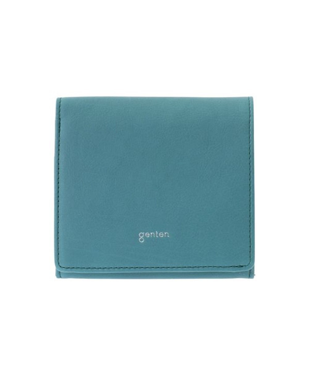genten ピア ボックス2つ折り財布 