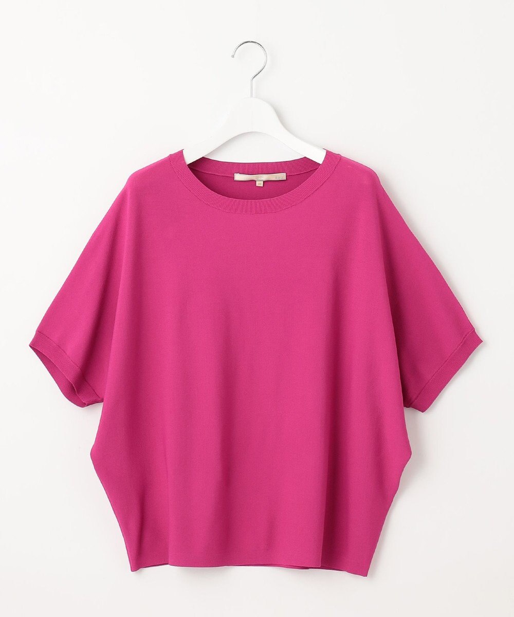 自由区 【好評につき新色追加・9色展開・洗える・XSサイズあり】クレープストレッチドルマン ニット 