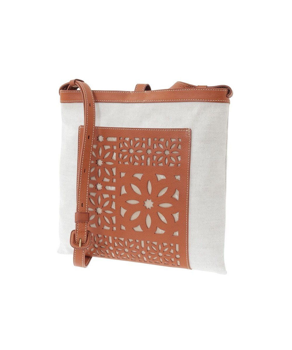 genten タペストリーカットワーク 2wayショルダーバッグ 