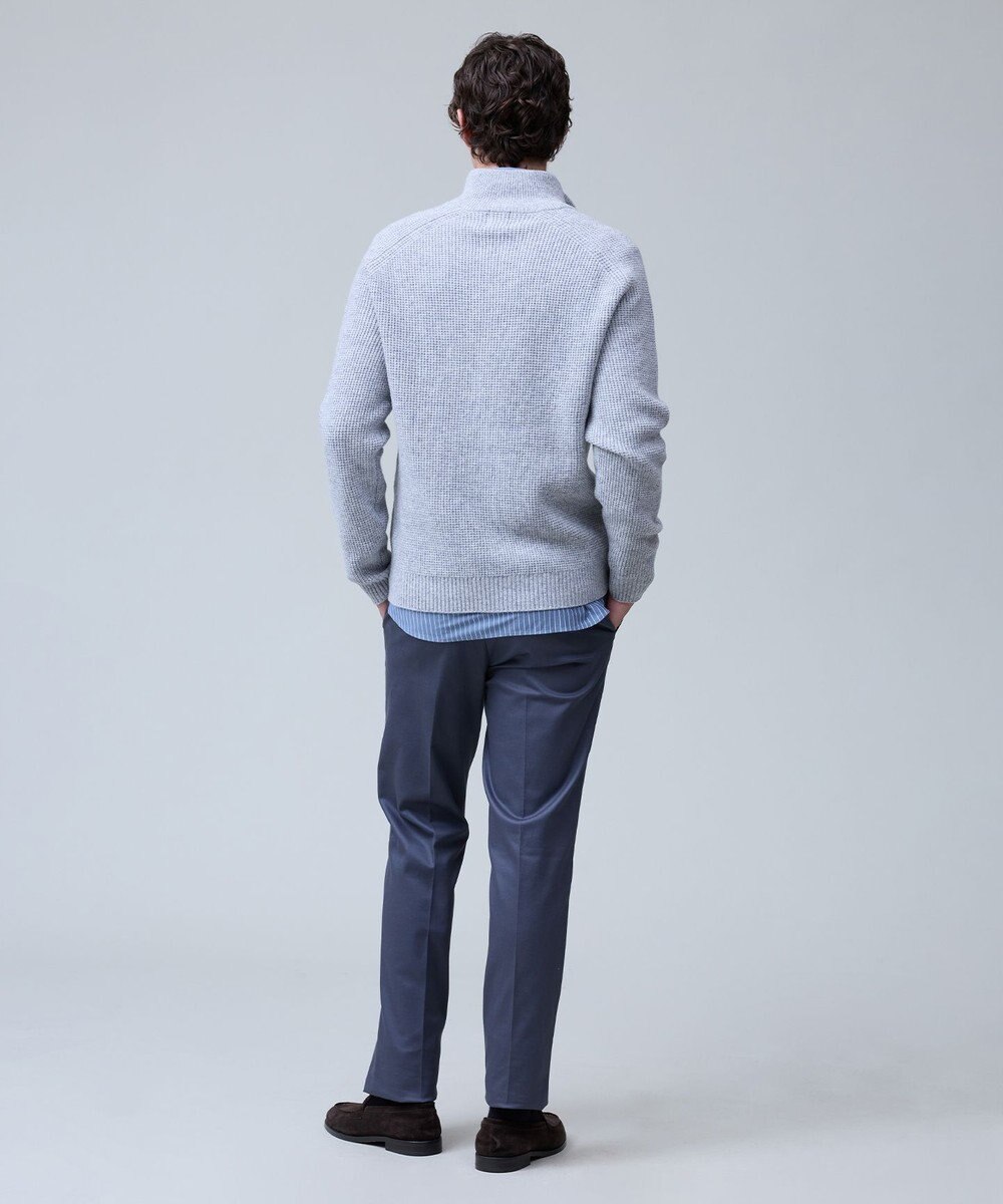 J.PRESS MEN ウール×カシミヤの上質素材【Cash Lamb's Wool】ハーフジップ ニット_25年モデル 
