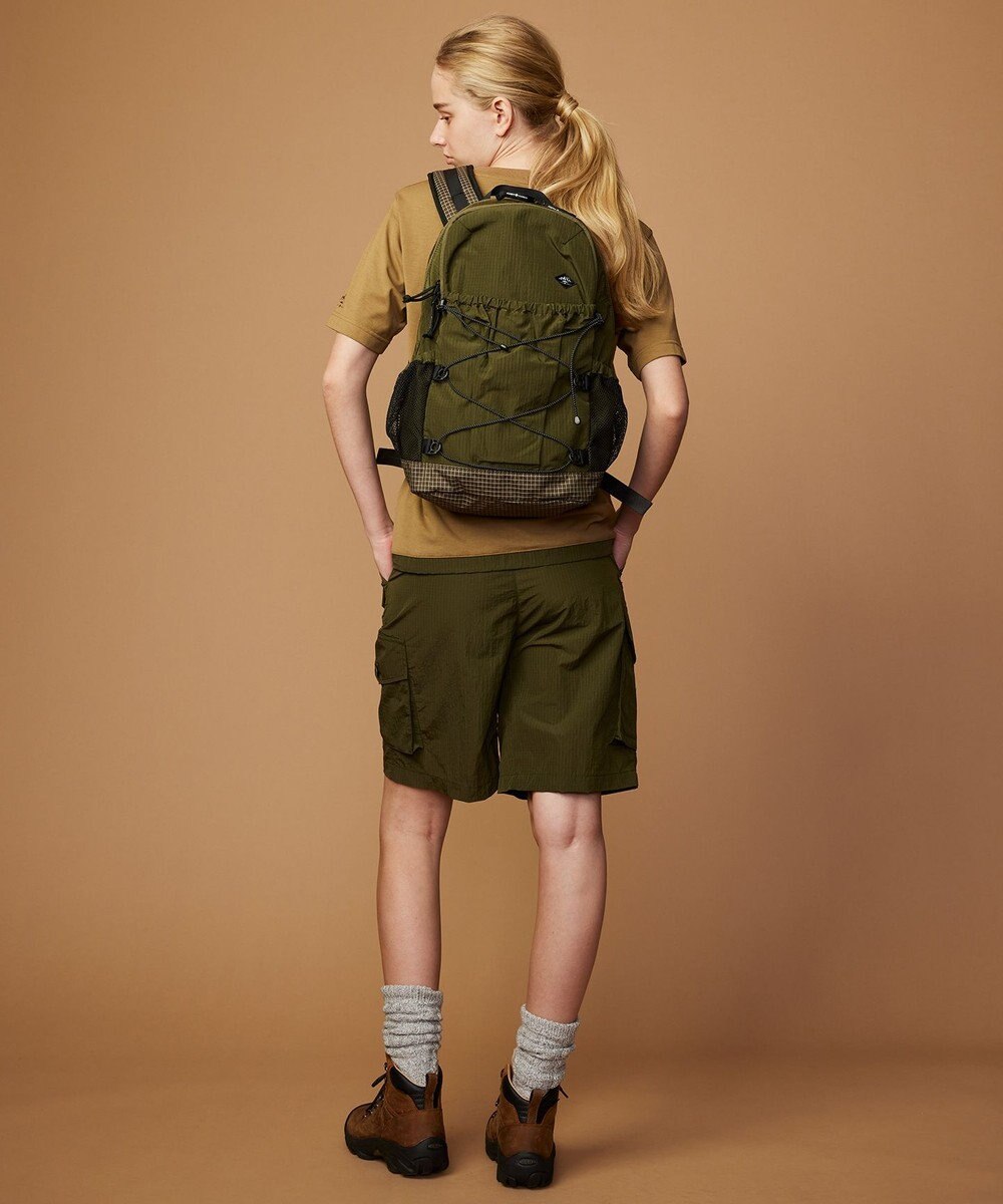 JOSEPH ABBOUD MOUNTAIN 【CREA掲載・軽量/ECO撥水】ナイロンリップクロス バックパック 21L 