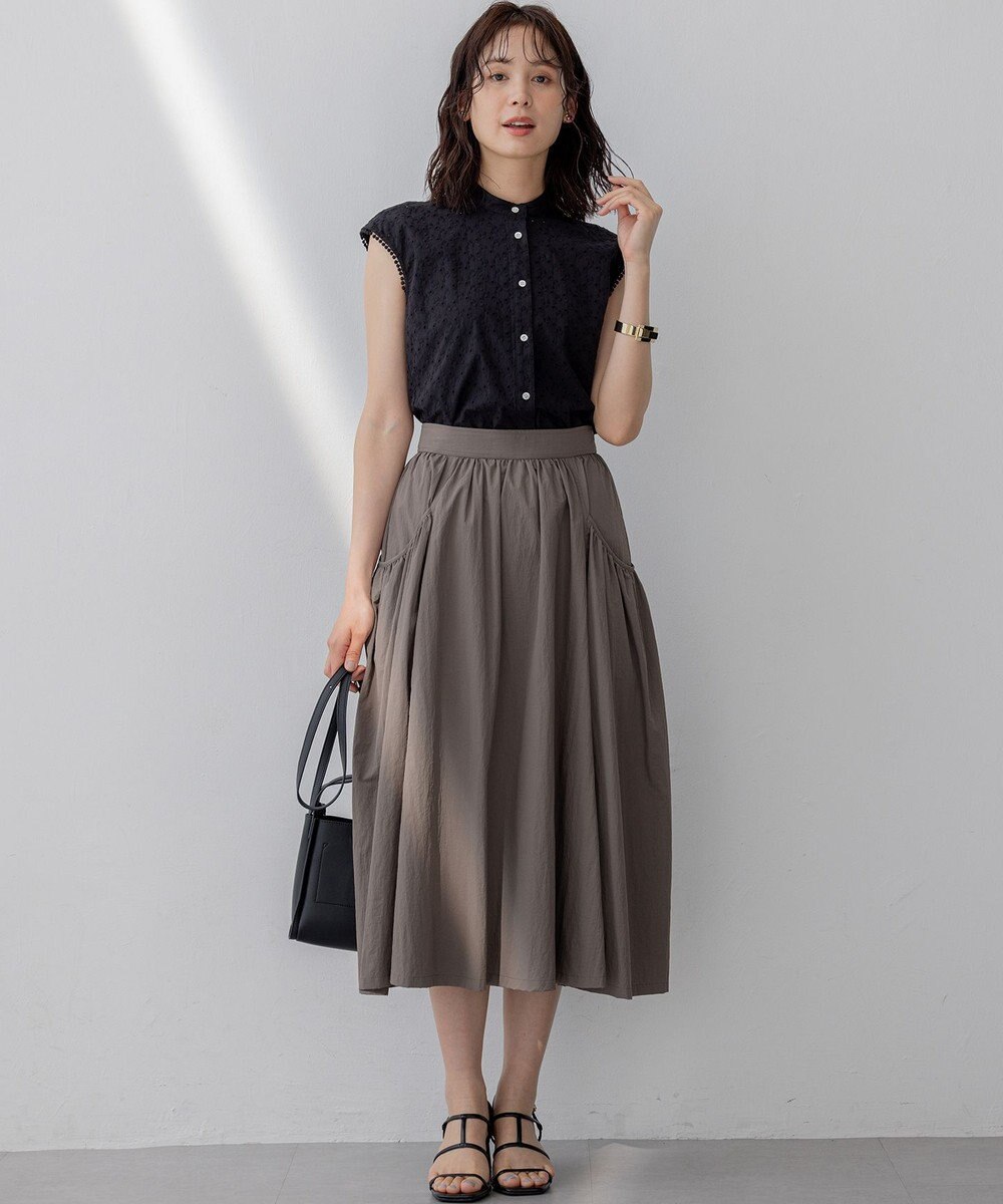 組曲 エアリータフタスカート 