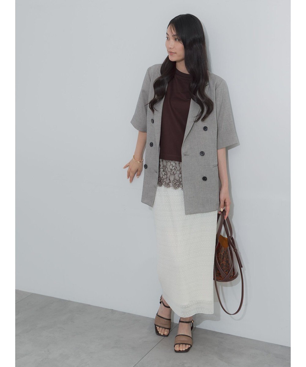 Te chichi レースプリーツナロースカート《2026 SUMMER LOOK item》 
