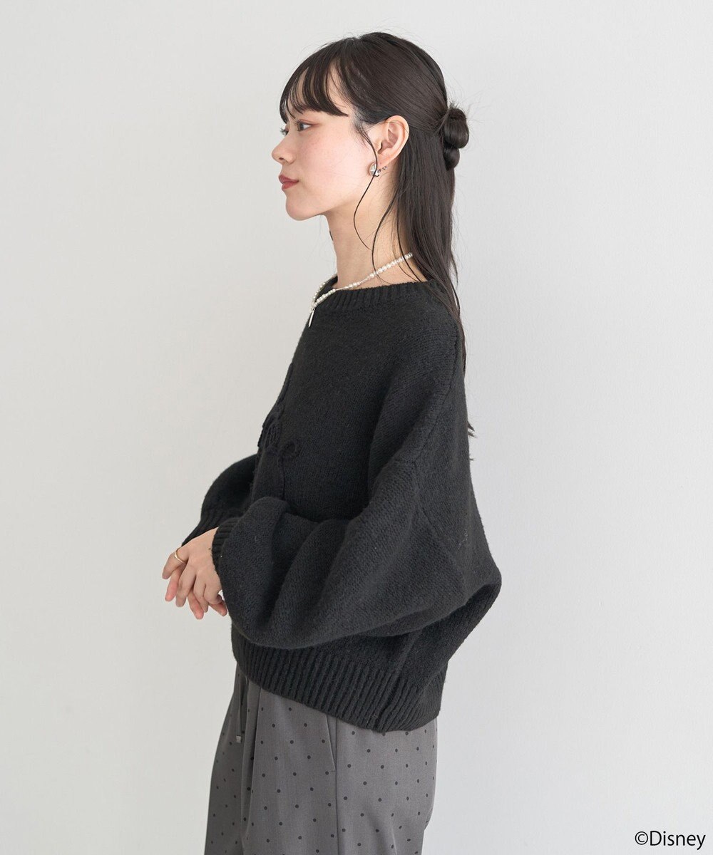 earth music&ecology 【予約】Disney/ミッキーコード刺繍ニットプルオーバー 