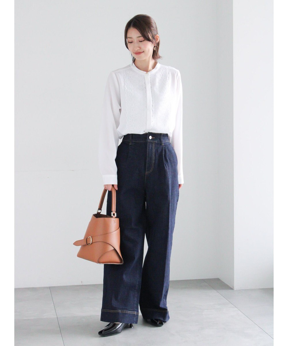 Te chichi フロントレースブラウス 