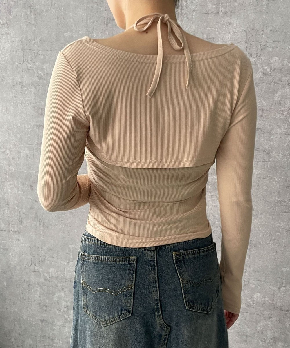 WEGO 【２点セット】カーデ付きアンサンブル 