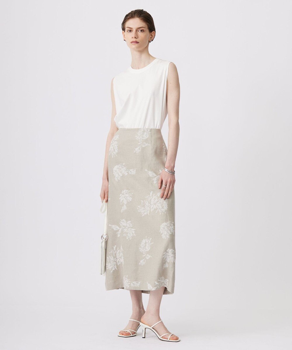 ICB 【接触冷感・洗える】コンパクトスムース ノースリーブTシャツ 