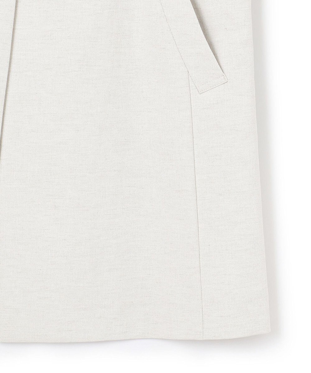 23区 L 【セットアップ対応】オックスストレッチ ノーカラー ジレ 