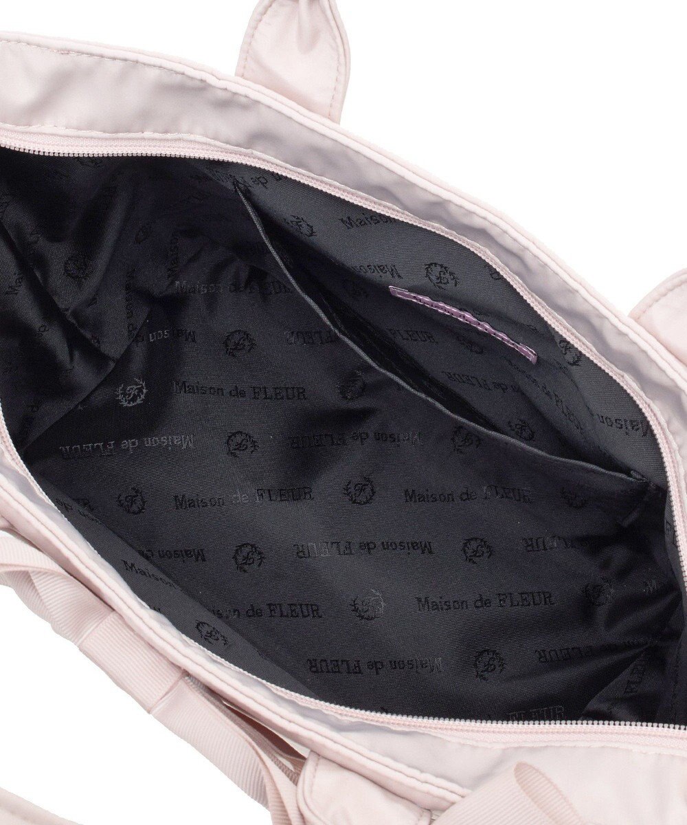 Maison de FLEUR ボリュームリボン2Wayトートバッグ 