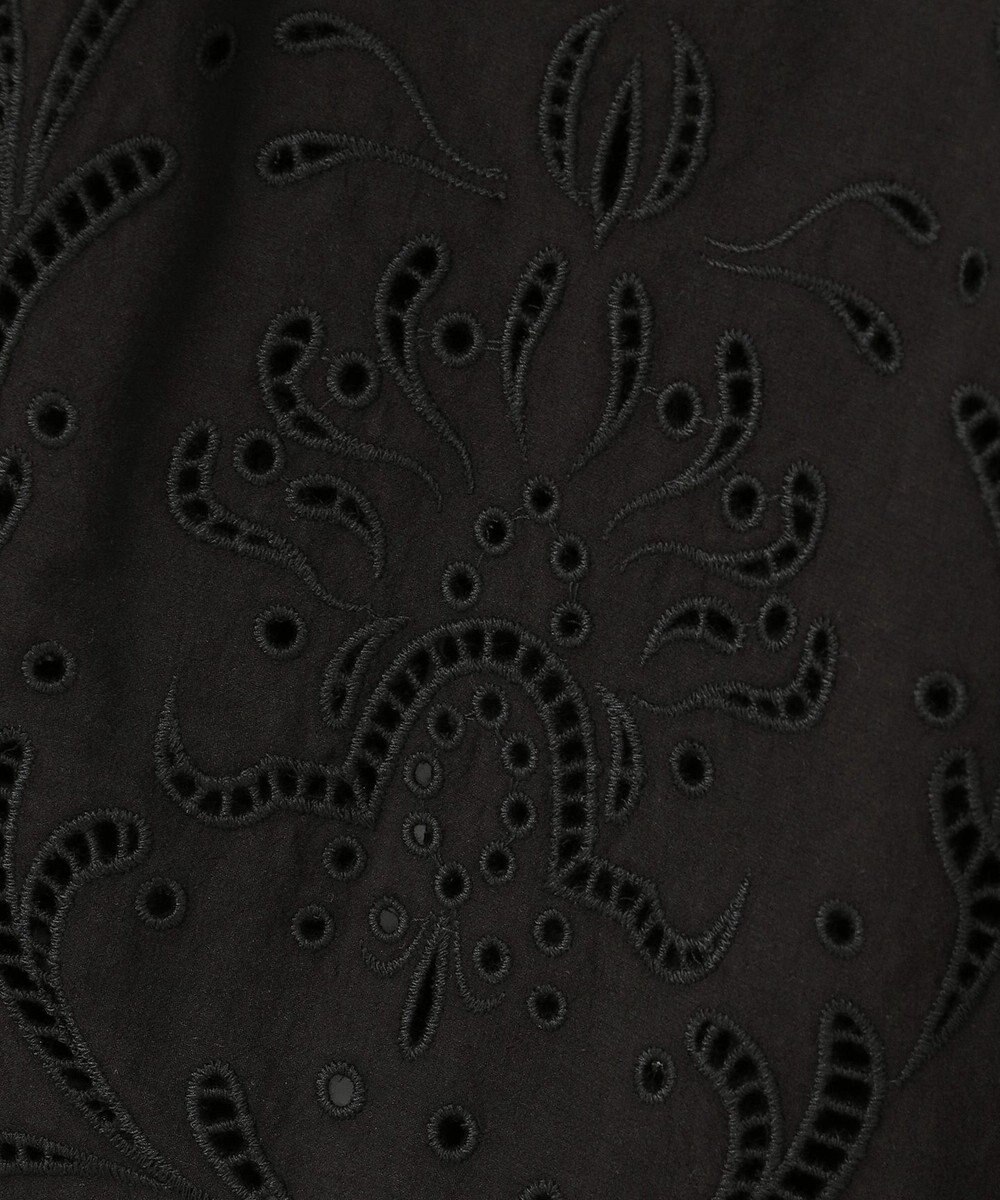 BEIGE， 【洗える】GALLERIA / コットンエンブロイダリーIラインスカート 