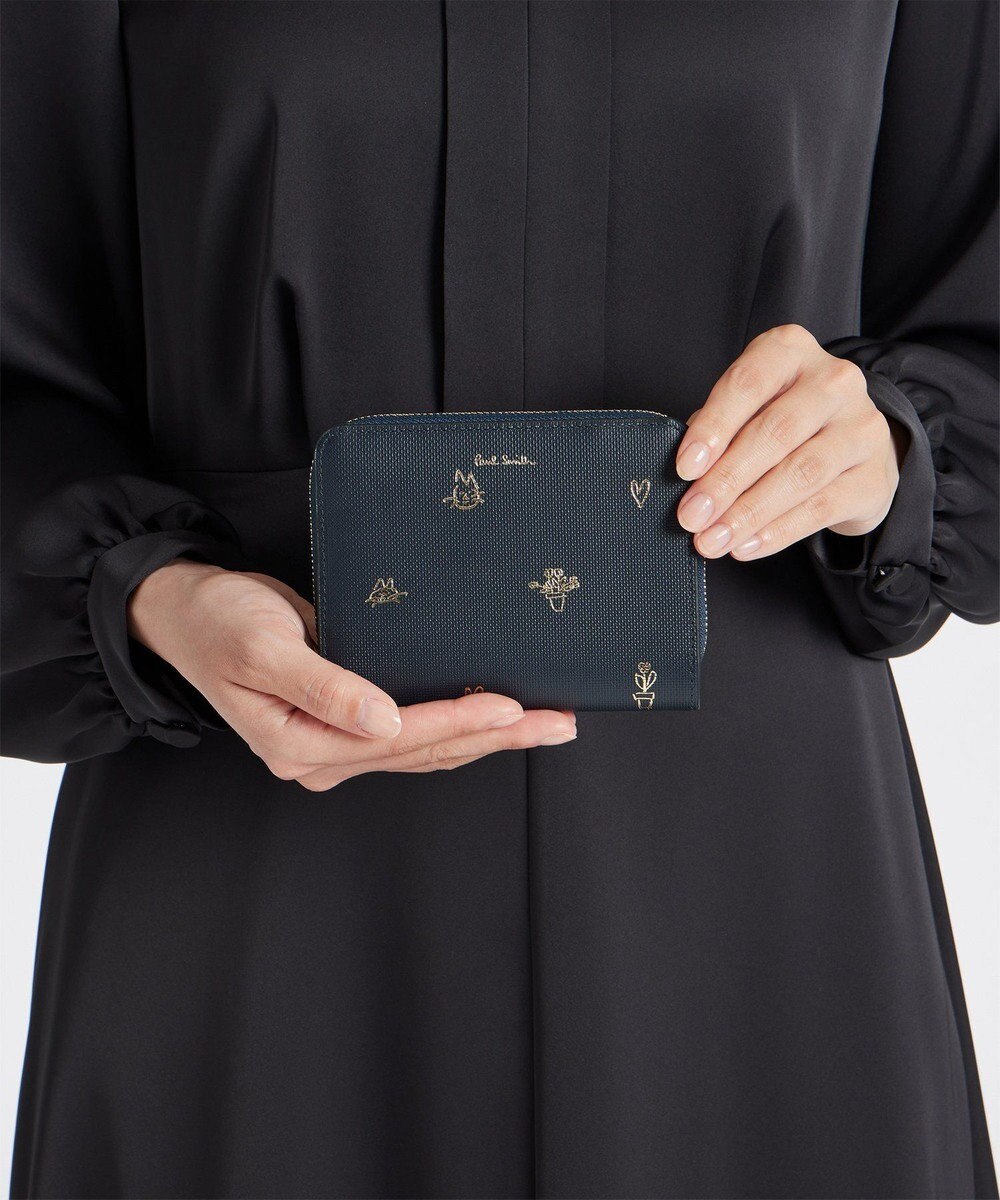 Paul Smith ミックスドゥードゥル 2つ折り財布 