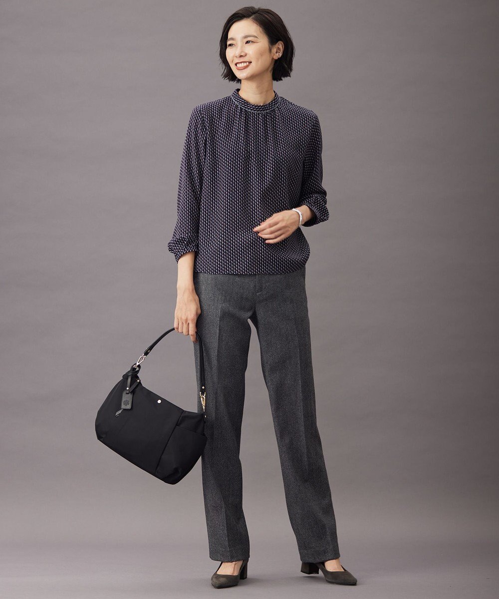 J.PRESS LADIES 幾何プリント カットソー 