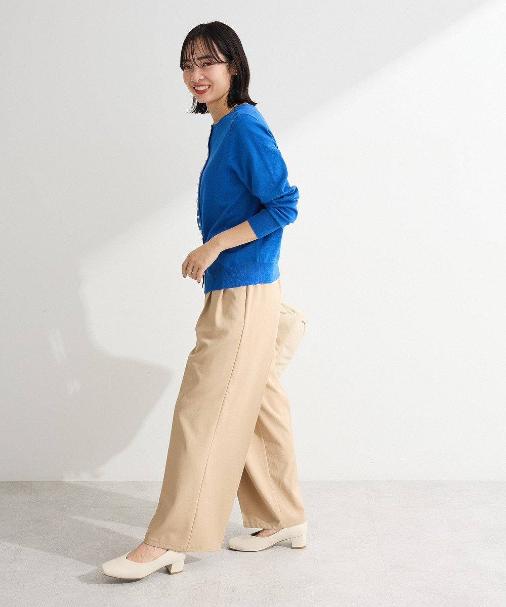 Green Parks アシメウエストタックパンツ 