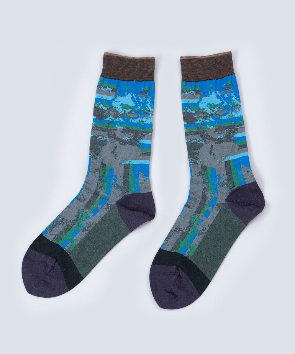 COQ stone water カモフラージュソックス 