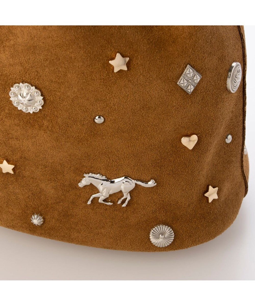 UNBILLION カカトゥ kakatoo / スエード調スタッズドロストバッグ 