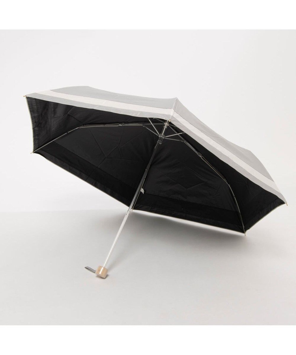 UNBILLION カシュネ cachenez / PU切り継ぎボーダー3段折りたたみ傘 