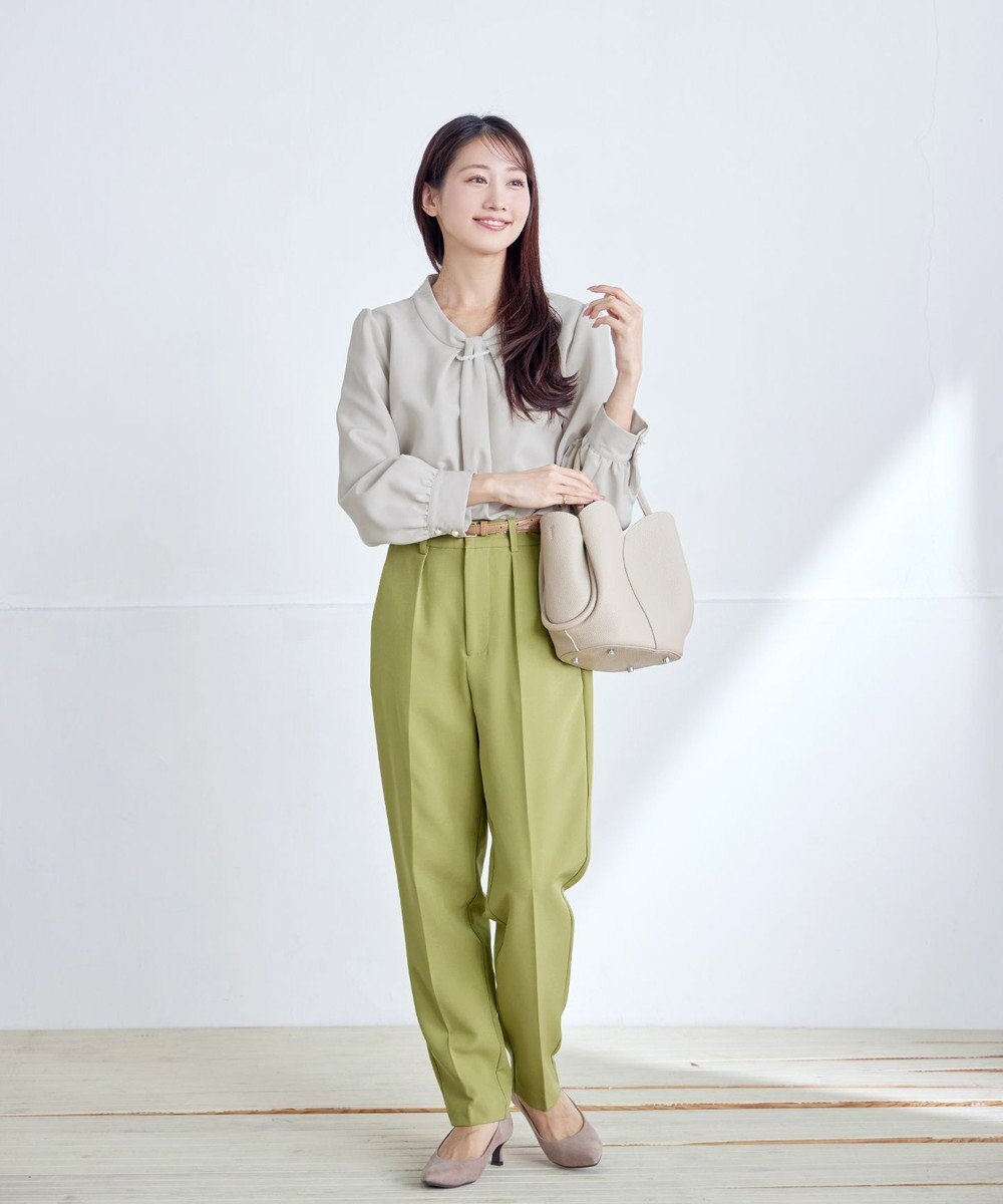 Tiaclasse L 【ダブルクロス】2wayボウタイ風ブラウス 