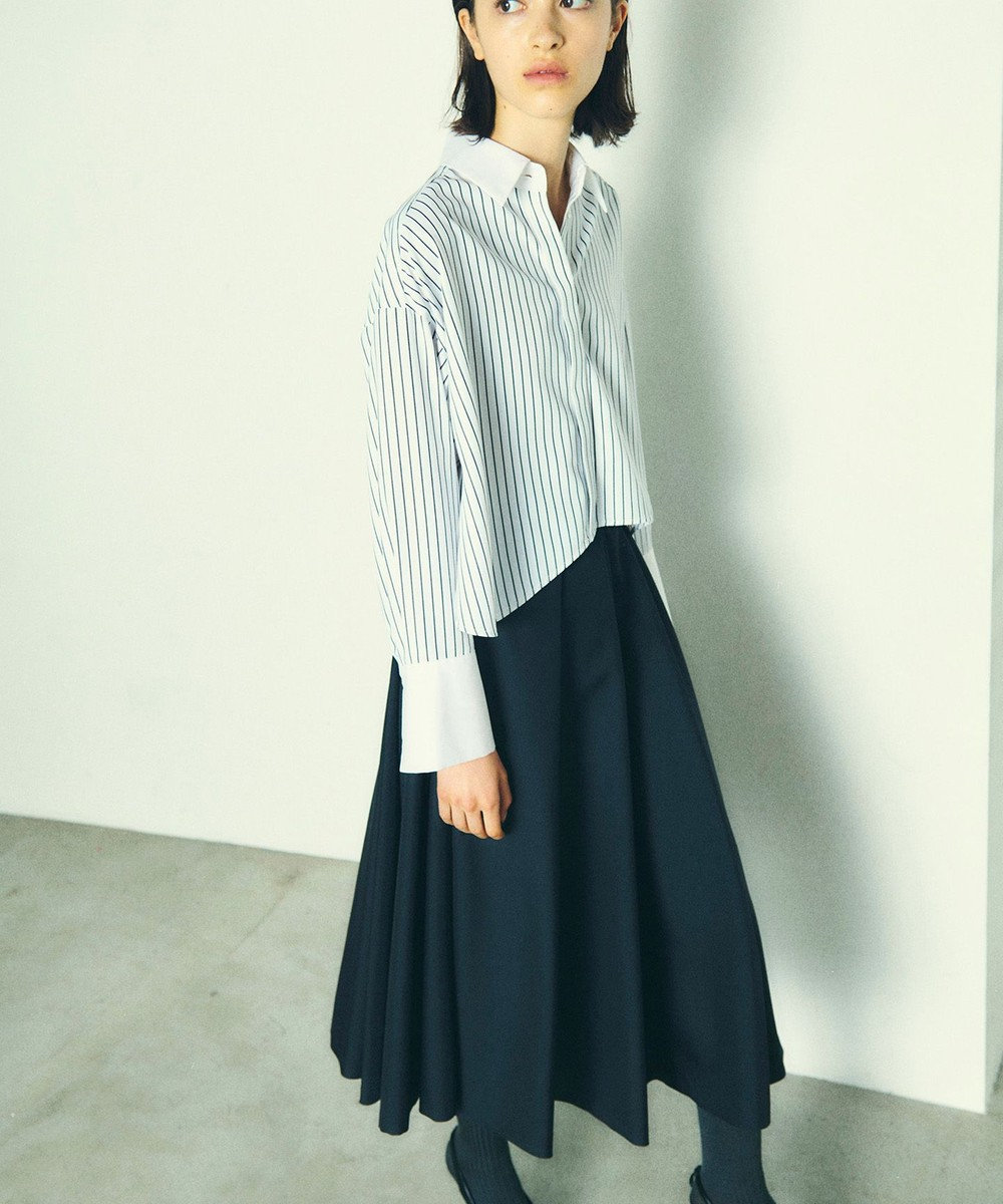 ミモレ丈タックフレアスカート / GRACE CONTINENTAL | ファッション