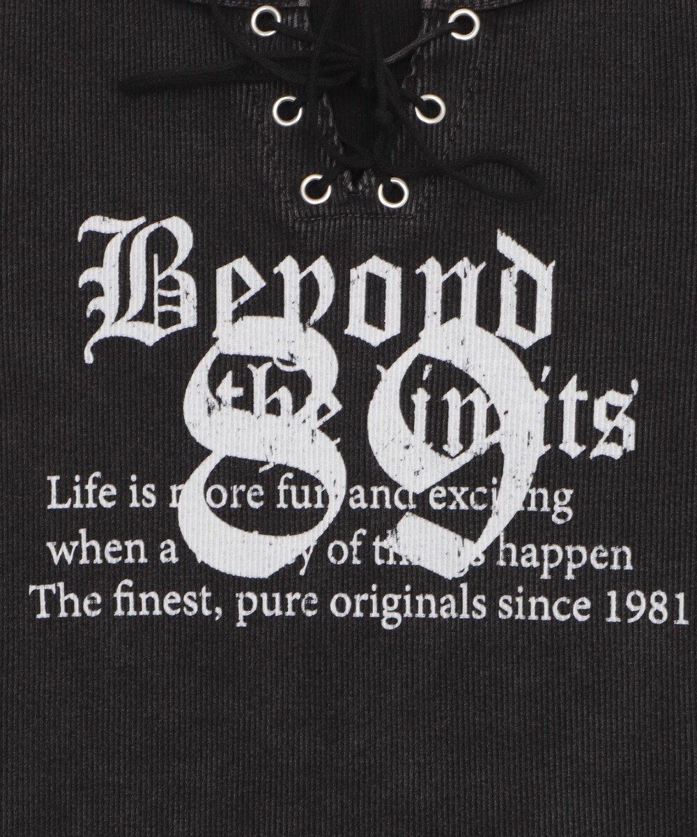 WEGO グラフィックレースアップちびT 