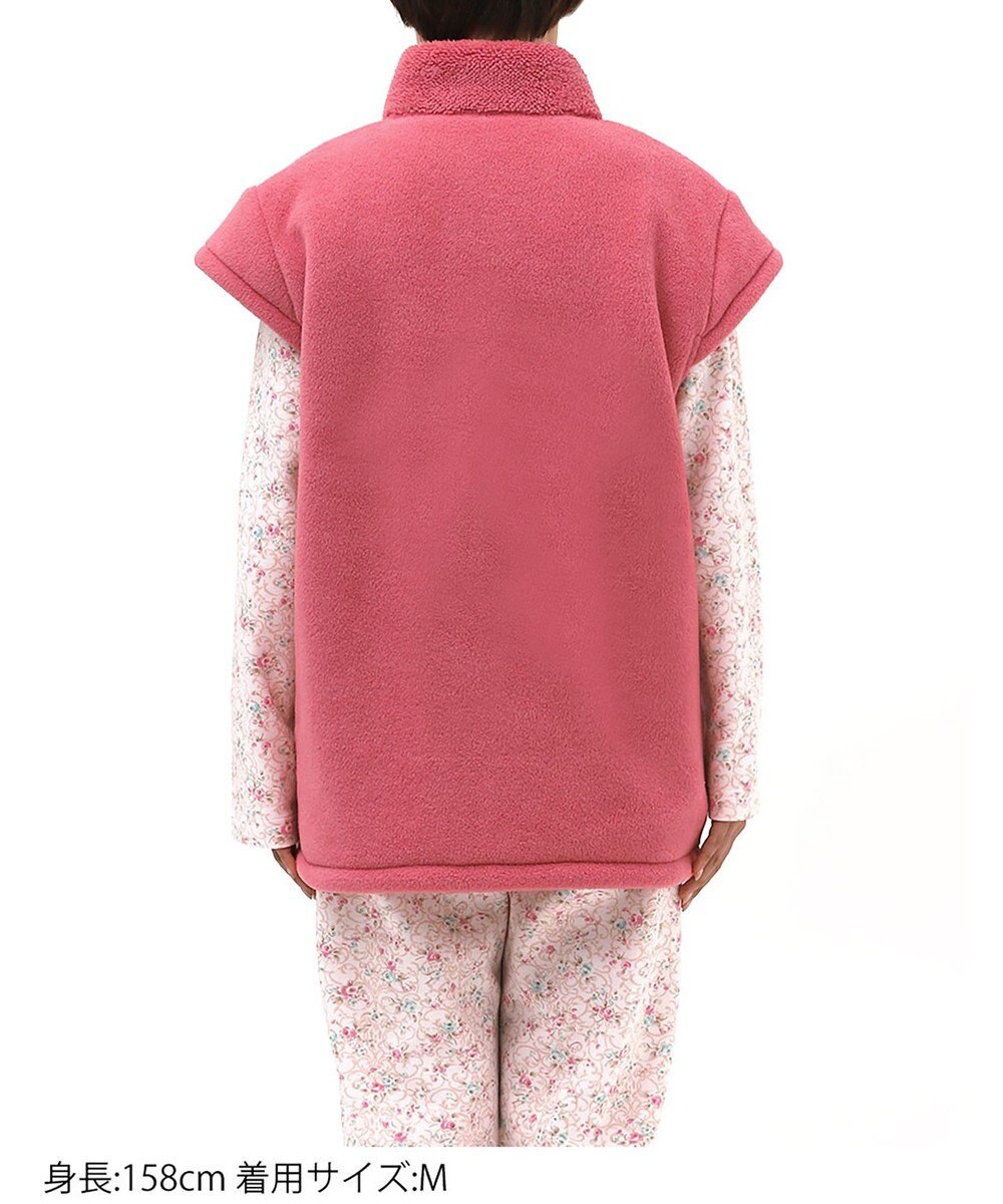 Wing ベスト フリース素材 あったか 冬 3分袖 レディース EX2071 ウイング／ワコール 