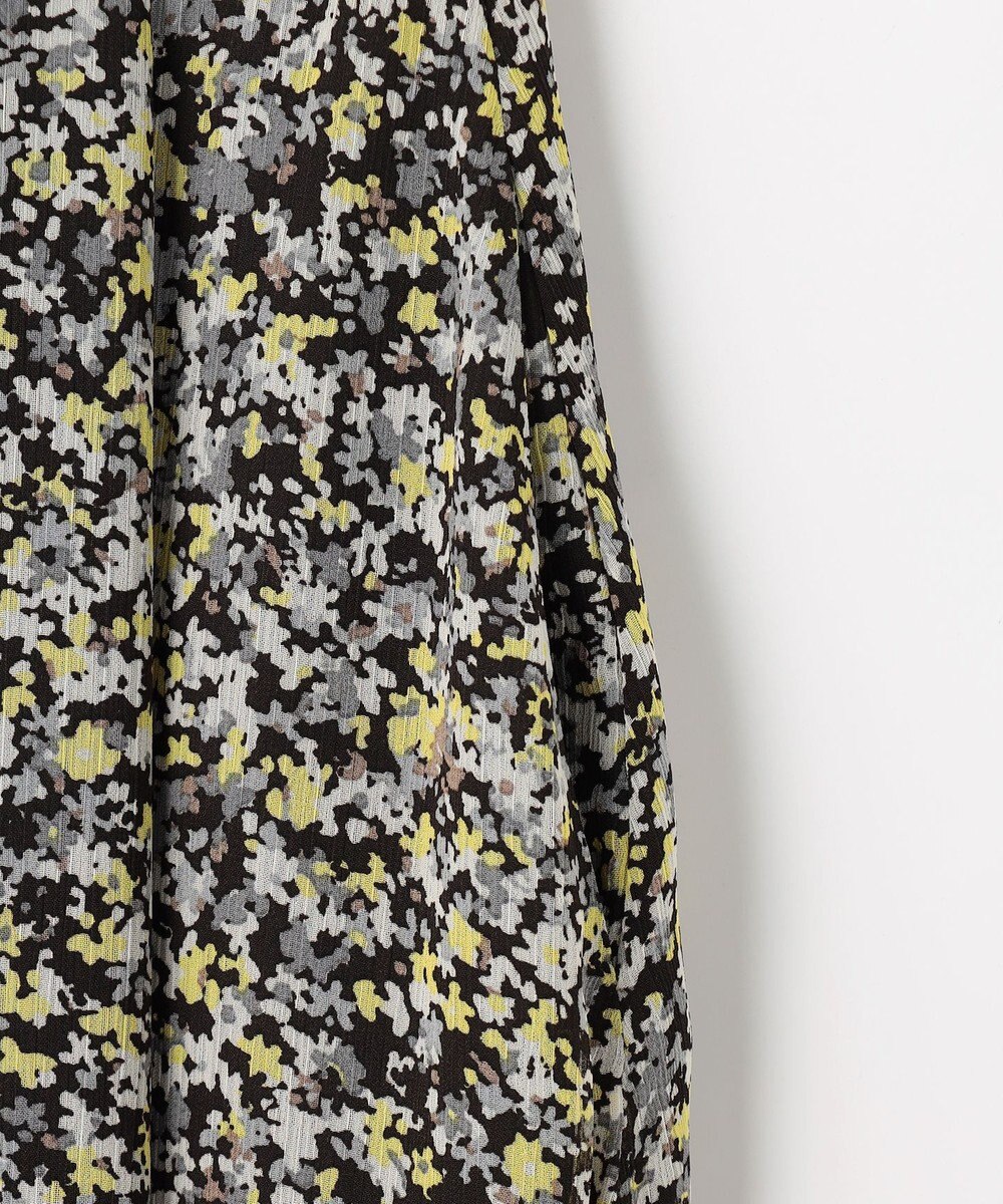 組曲 【先行予約】インプレッションフラワープリント フレアスカート 