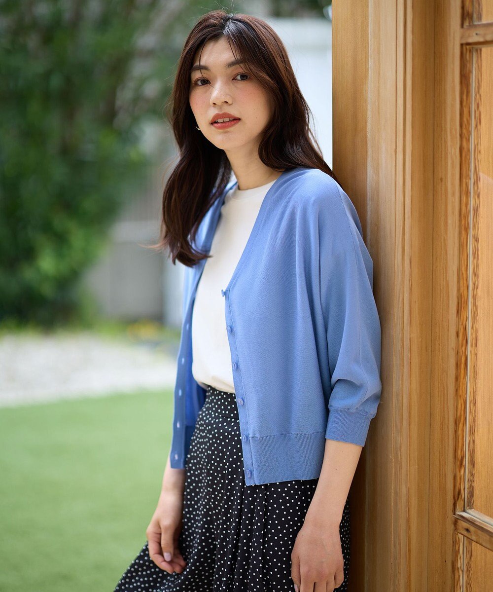 ANY L 【接触冷感/UVカット/抗菌防臭/手洗い可/アンチピリング】ファンクションカーディガン 