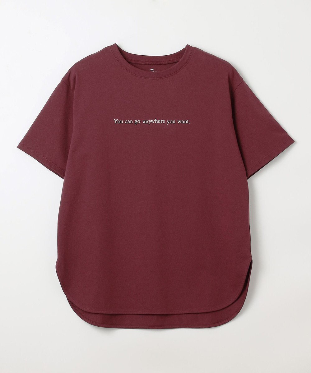 ANY L オーガビッツロゴテールＴシャツ 